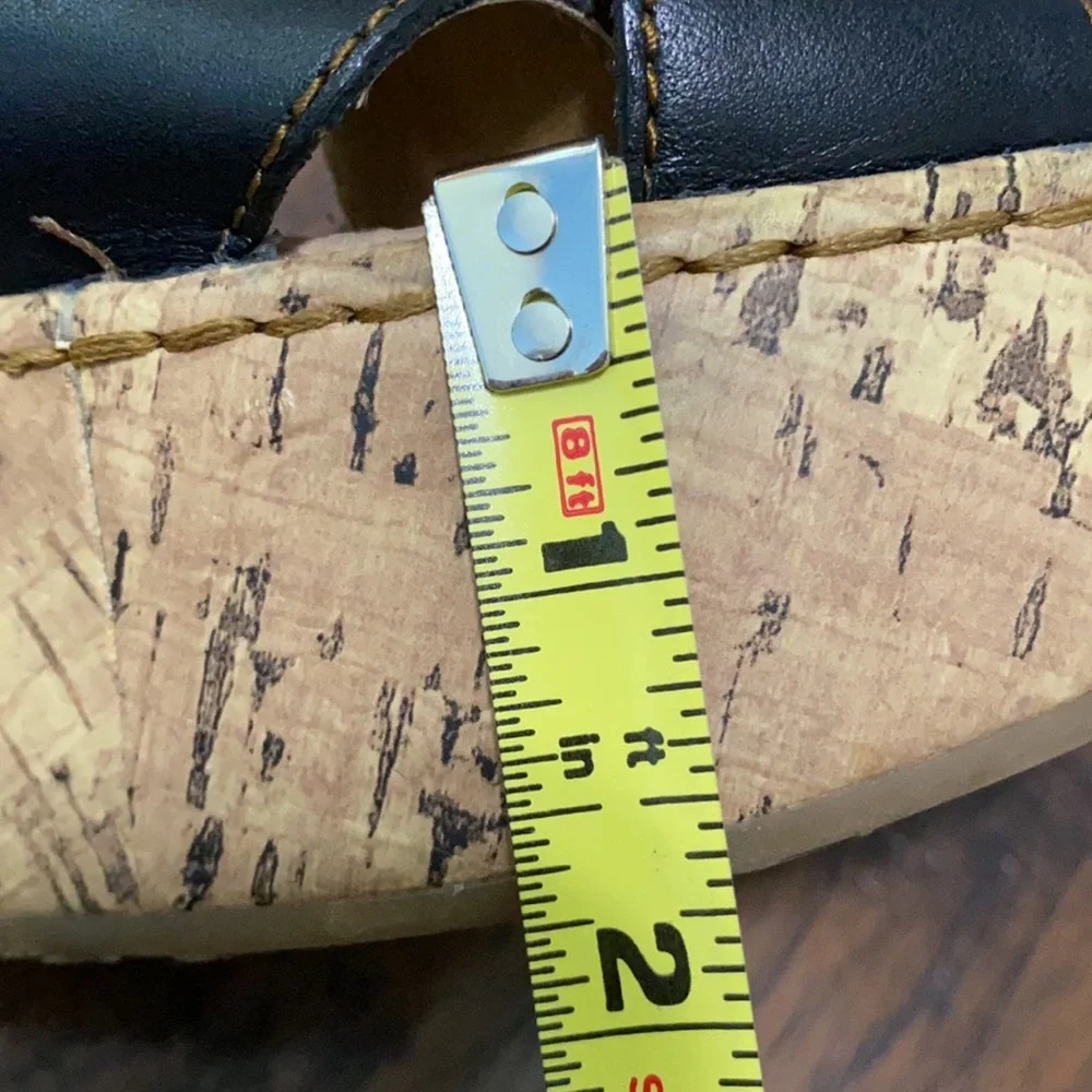 b.o.c Born black platform wedge sandal 7 / 38 - Picture 10 of 11